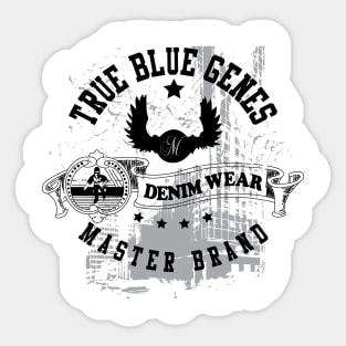 Denim wear Sticker